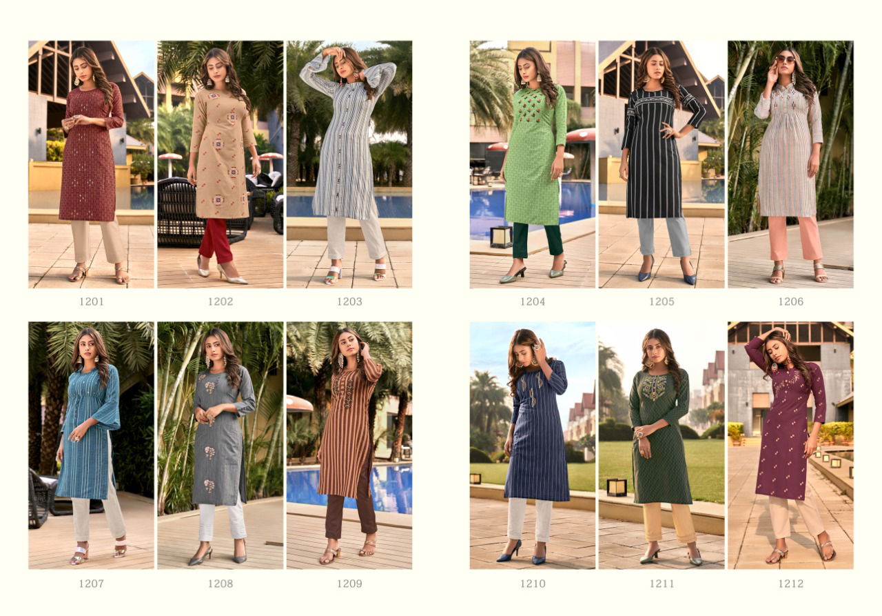 PANCHI NEW LOOK Fancy Latest Regular Wear Cotton Kurtis Collection